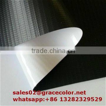 China factory black side matt pvc billboard paper and pvc flex banner