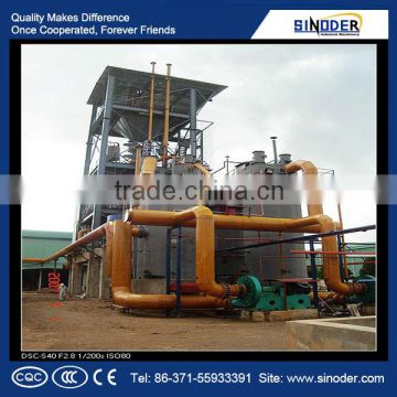 coal gasifiers use coal or coke,carbon material as fuel, air and water vapor are mixing for gasification.