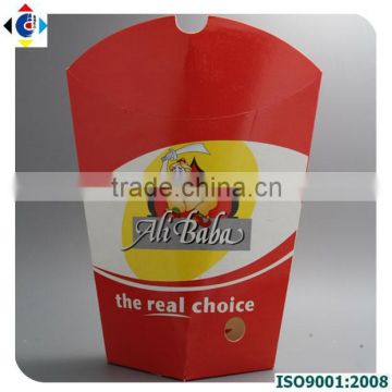 Folding Paper French Fries Box, Fren Fries paper Holder, Production By China Manufacturer