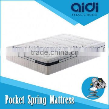 High Ending Pocket Spring 100% Natural Latex Rubber Foam Adult Size Car Bed Mattress