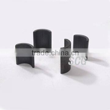 Unmagnetized arc magnet for motor