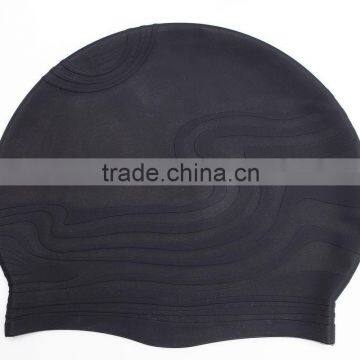 2016 Custom Swim Caps no Minimum Printing 100% Silicone Swimming Cap photo-4