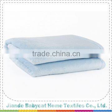 Best seller OEM design appliqued baby blanket for wholesale