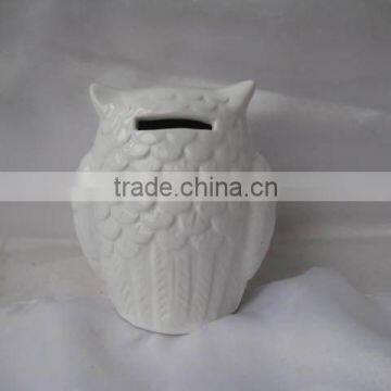 Owl Ceramic Coin Bank photo-2