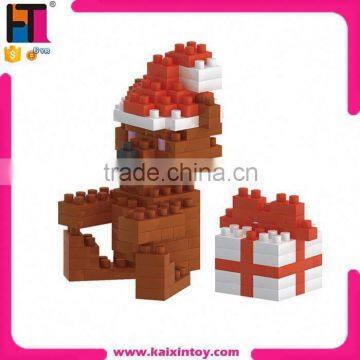 New Arrival Santa Claus Kids Educational ABS Plastic DIY Micro Building Block Toy photo-5