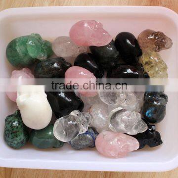 All Kinds of Natural Rock Crystal Stone Skulls Wholesale