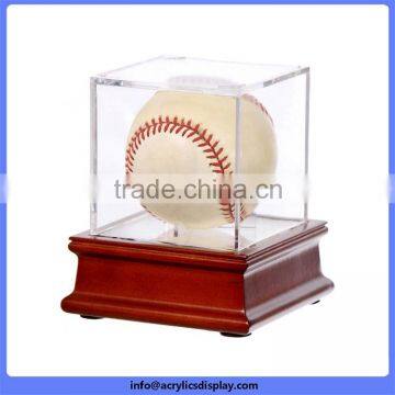 Top level useful clear acrylic 12 baseball case