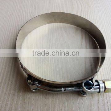 Stainless steel T-type strength hose clamp