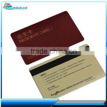 125Khz Printable Hotel Key Visiting RFID plastic pvc Card magnetic door Access Control card t5577 chip card