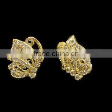Fashion Butterfly Wings Earrings Crystal Earrings