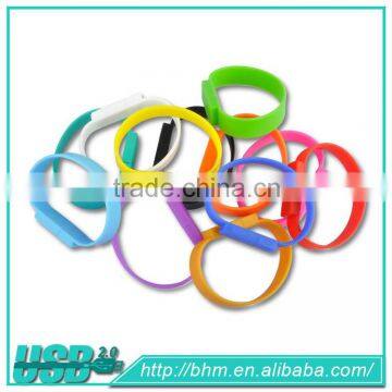 High speed factory price cheap bulk bracelet usb flash drive