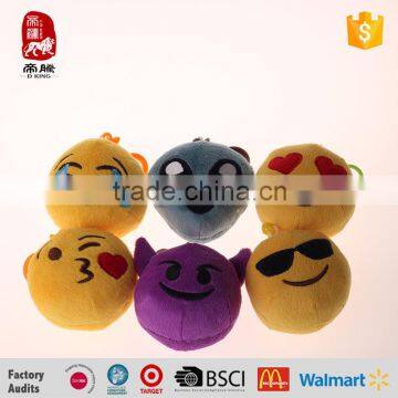 Cheap new design funny emoji keychain wholesale