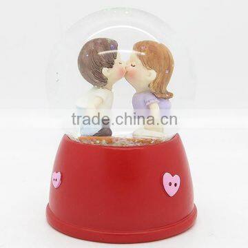 Custom Made Wedding Couple Snow Globe for Wedding Decorations photo-3