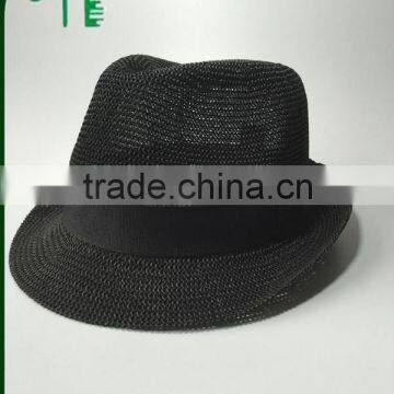 paper panama straw hat with band