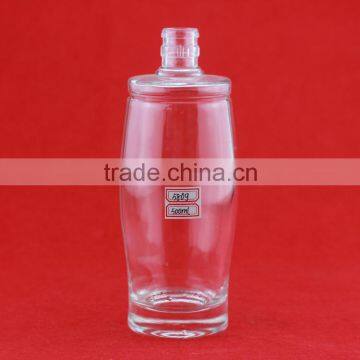 Enjoyable swing cap liquor bottles cylindrical shape glass bottle long body bottle 700ml