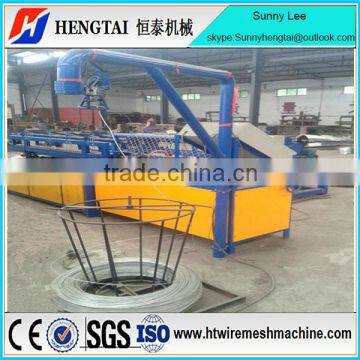 China Golden Supplier Automatic Chain Link Fence Machine Price/PVC Wire Coating Mesh Weaving Machine