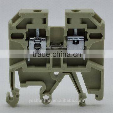 SAK2.5 Screw Din Rail Mount Double Deck Papepp Terminal Connector terminal block connect uk terminal