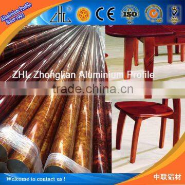HOT! Square Pipe Aluminium Factory Price / Chairs' Legs in Kitchen Table Aluminium Price per kg /wood Grain Aluminium Profile photo-6