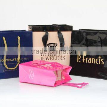 high quality customized pink shipping bags