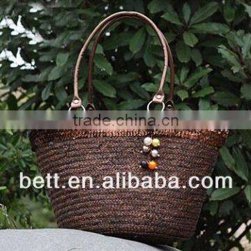 fashion paper straw crocheting handbag shoulder bag