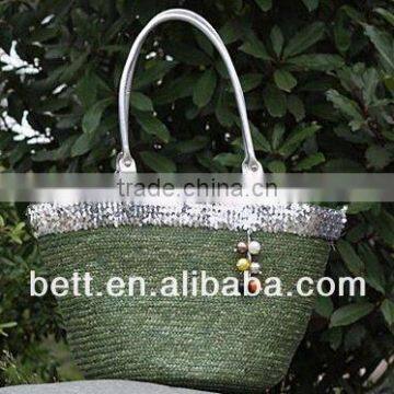 fashion colorful straw handbag