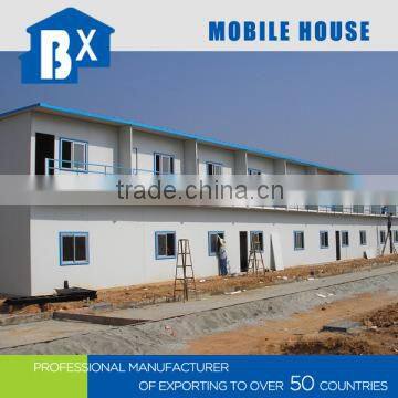 low cost 2 storeys steel frame house