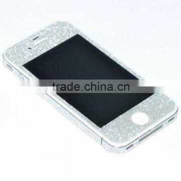 Diamond Shiny PVC Full Body Sticker For iPhone 4 4s