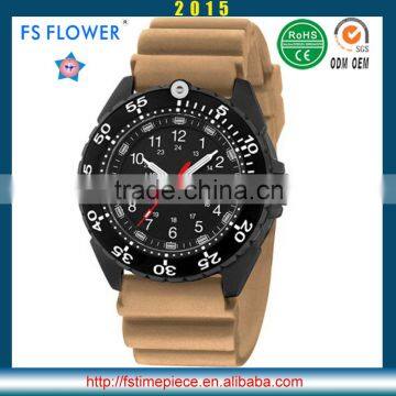 FS FLOWER - Switzerland Super Luminous Dial Hands Wrist Watch Quartz Silicone Band
