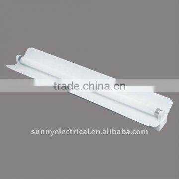 double fluorescent lighting fixture cover