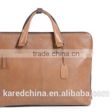 Wholesale excellent quality Genuine leather business men's bag