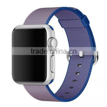 Adjustable Fabric Watch Bands For Apple Watch Durable Woven Nylon Watch Bands With Adapter photo-4
