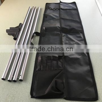 Printed Flag Banner Frame Barrier