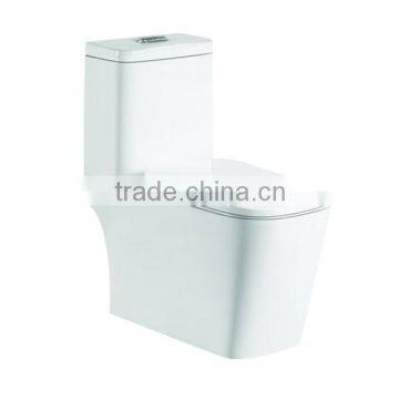 Elegant Design Sanitary One Piece Square Toilet