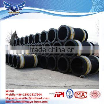 China Manufacturer Flexible Large Diameter Rubber Suction Hose / Flexible Hose With Flange End photo-2