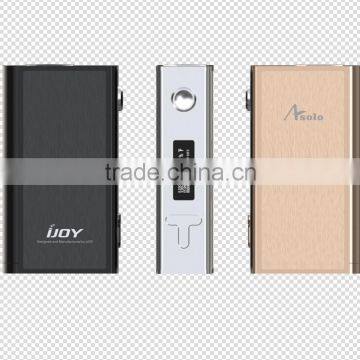 New Asolo vape mod with max capacity 200w IJOY Asolo box mod with accurate temperature control