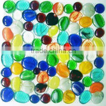 decorative glass nuggets,glass pebble mosaic