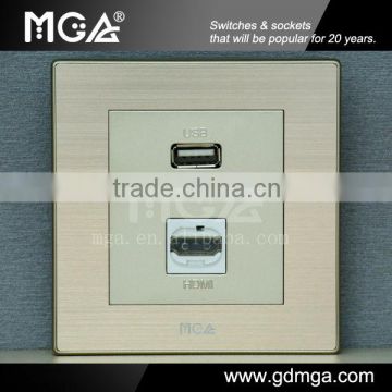 HDMI & USB Wall Socket