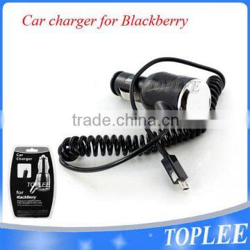 5V 1A micro usb car charger with cable for blackberry for samsung smart phones with cable