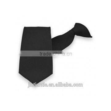 2016 new extra length mens black plain jacquard silk ties