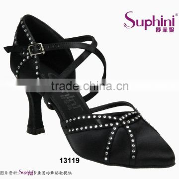 Top Brand Dance Shoes Latin Low Heel Ballroom Dance Shoes