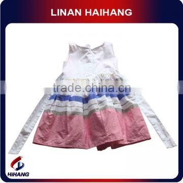 China manufacturer Hot sale cotton little girls party dresses