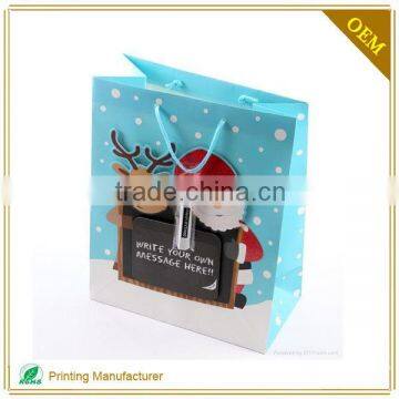 Cheap Personalized Eco Friendly Fancy Recycle Paper Christmas Gift Bag