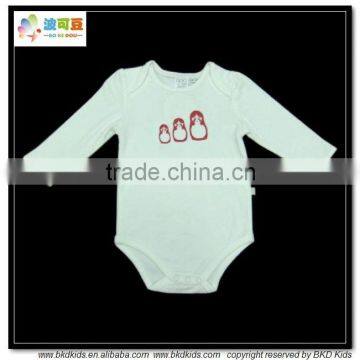 BKD 2015 GOTS certificate organic cotton designer baby bodysuit