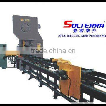 Semiautomatic cnc angle punching machine for angle steel