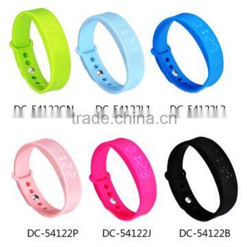 3D Pedometer Sleep Monitor Temperature Calorie Sports Silicone LED Smart Watch photo-2