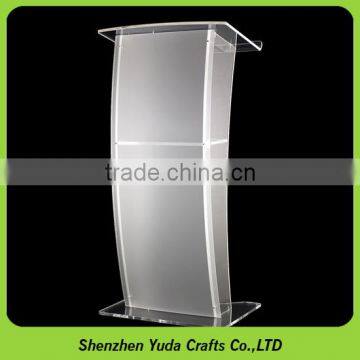 Acrylic table top lectern organic glass lectern podium tabletop lectern plexiglass