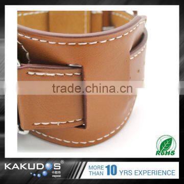 2016 High Quality Custom Logo Choose Colorful Leather Watchband for Iwatch photo-3