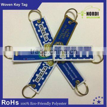 Printed logo key chain with merrow border/Fabric rfid wristband/Fabric rfid bracelet