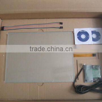 15 inch 4 wire resistive touch screen panel with USB or RS232 interface