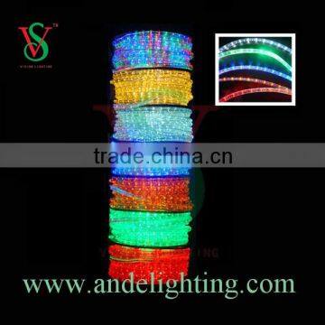 220-240V 10mm 5 stars round holiday led rope lighting